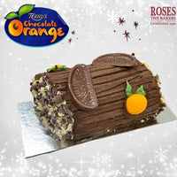 Chocolate Orange Yule Log