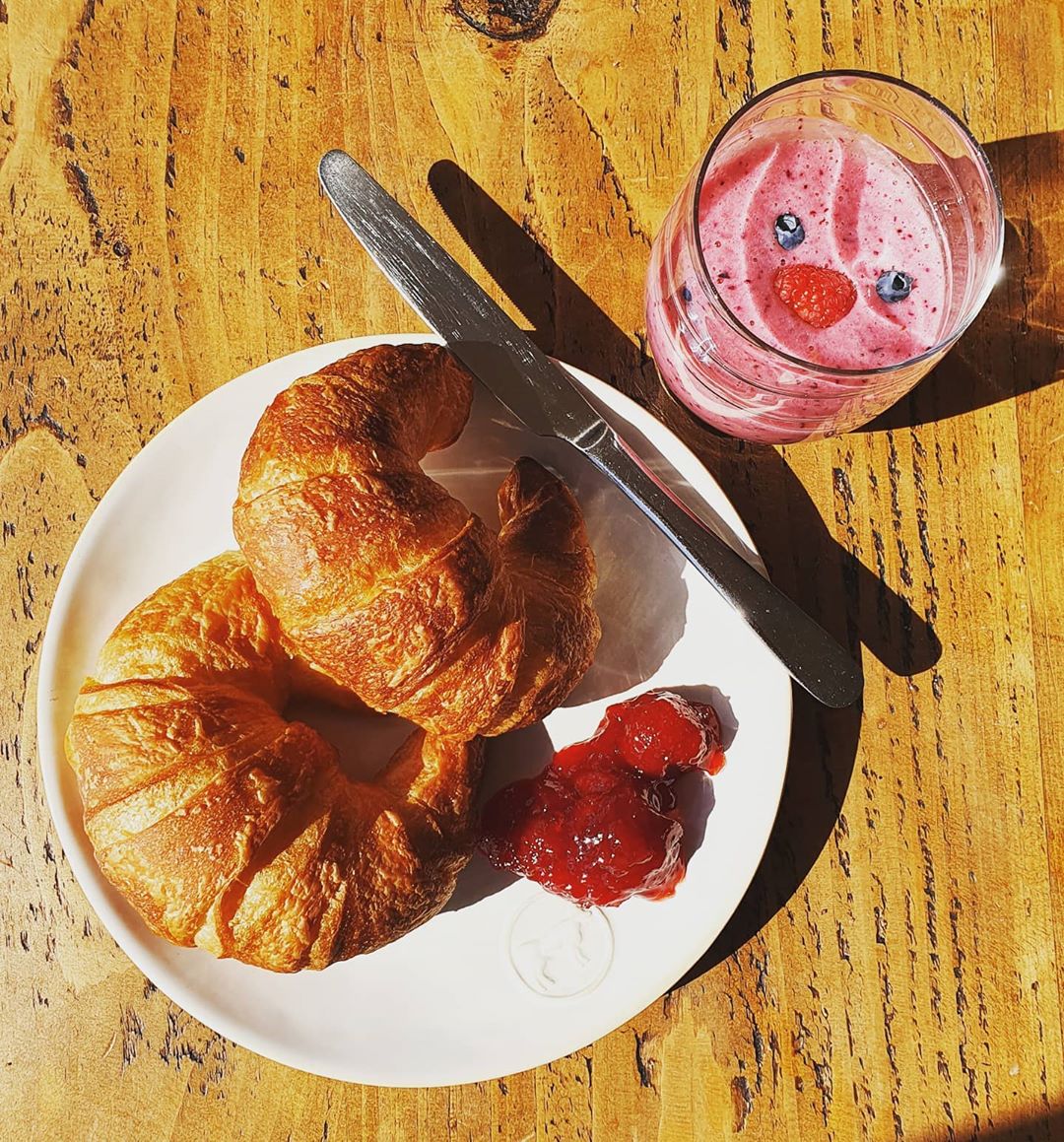 Cinnamon bun, Danish swirl, croissants, scones Roses the Bakers